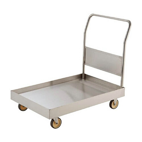 ＴＲＵＳＣＯ オールSUS304 皿型台車 800×450mm NU車輪 1台(SSAR-3NU) 目安在庫\u003d○