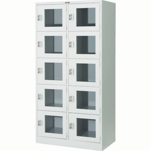 ＴＲＵＳＣＯ 窓付きコインロッカー 10人用 ホワイト 1台(WSV10M-CR) 目安在庫\u003d○ 115,119円