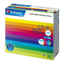 Ｖｅｒｂａｔｉｍ 資料用CD-R 700MB 48倍速 ホワイトワイドプリンタブル 5粍容れもの 1箱(100枚:10枚x10個)(SR80SP10V1C) 準拠集団店卸し資産\u003d△