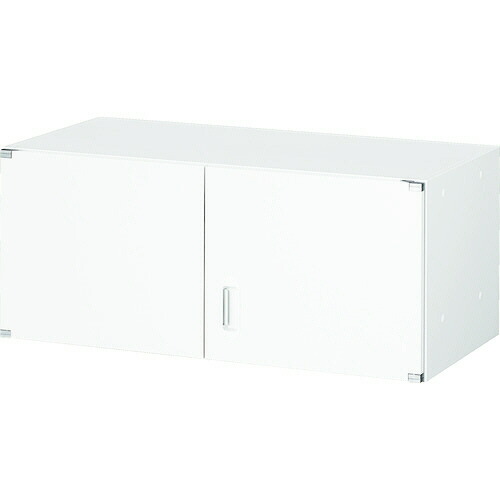 ＴＲＵＳＣＯ ユニット型壁面書庫 両開き 上置専用 W900×D400×H380mm ホワイト 1台(UFHW-4) 目安在庫\u003d○