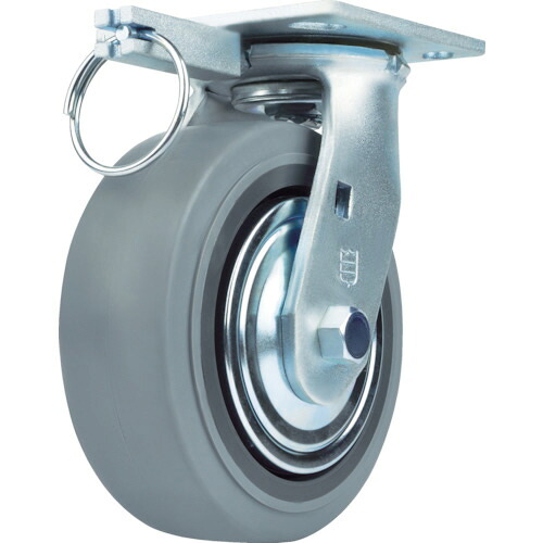 サムソンキャスター 重荷重用キャスター 自在 ゴム車150mm 1個(TP6660-MIR BB TG) 目安在庫\u003d○