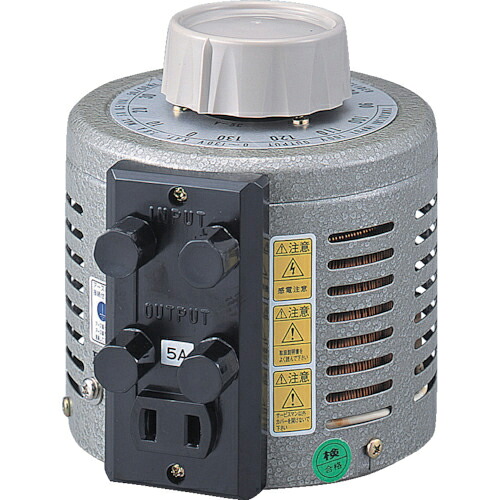 山菱電機 ボルトスライダー据置型 電圧調整器 最大電流10A 入力電圧200V 1台(S-260-10) 目安在庫\u003d○