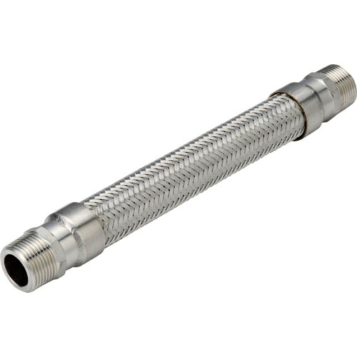 南国フレキ工業 オスニップル式フレキシブルホース 六角ニップルSUS304(ALLSUS304) 15A×1500L 1本(NK-1500/SUS304-15A-1) 目安在庫\u003d○