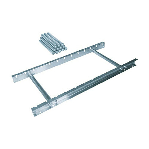 三鈴工機 スロットインステンレスローラーコンベヤ 径38×1T 1台(MUS38-400720) 取り寄せ商品|ナノズ 店