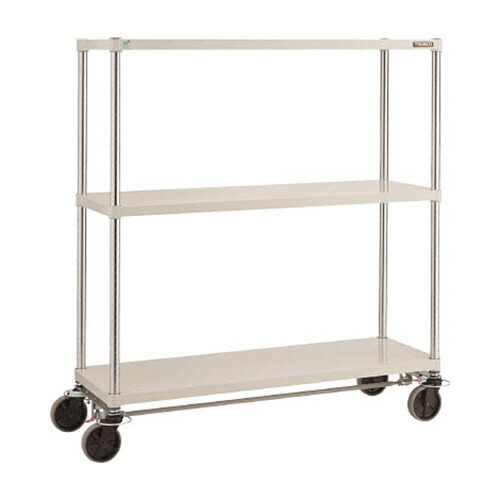 ＴＲＵＳＣＯ フェニックスラック 1800×600mm U車輪4輪ストッパー付 ホワイト 1台(PER-4663-U125-B4-W) 目安在庫\u003d○