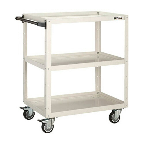 ＴＲＵＳＣＯ イーグルワゴン 750×500mm ウレタン4輪自在 ホワイト 1台(EGW-773UJ-W) 目安在庫\u003d○ 32,489円