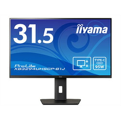 iiyama <ProLite>31.5型 ワイド液晶ディスプレイ ProLite XB3294UHSCP-B1J(3840x21 目安在庫\u003d△