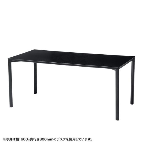 サンワサプライ SANWA SUPPLY eテーブル(ブラック)W1600×D700×H700【受注生産品】(MEF-16070BK) メーカー在庫品 52,288円