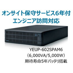 ユタカ電機製作所 YEUP-602SPAM6 UPS6020SPオンサイト保守サービス付6年 取り寄せ商品｜ナノズ　店 668,782円