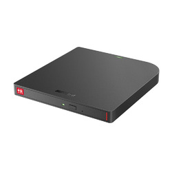 バッファロー BRXL-PTWOU3-BK USB3.2(Gen1) ポータブルBD 再書込み防止 ブラック 取り寄せ商品