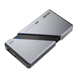 バッファロー SSD-PE1.0U4-SA PC向け USB4(Gen3x2)対応 High-End ポータブルSSD 取り寄せ商品