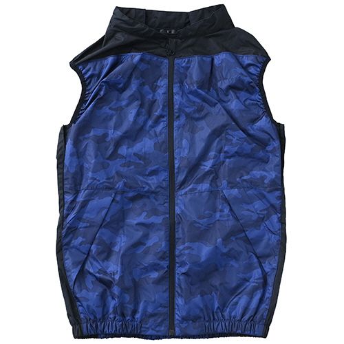 山善（YAMAZEN） ファン付きウェア KAZEfit ペルチェ式 ベストタイプ フルセット ネイビー Lサイズ 1着(KF2SV2+P2-L) 取り寄せ商品｜ナノズ　店