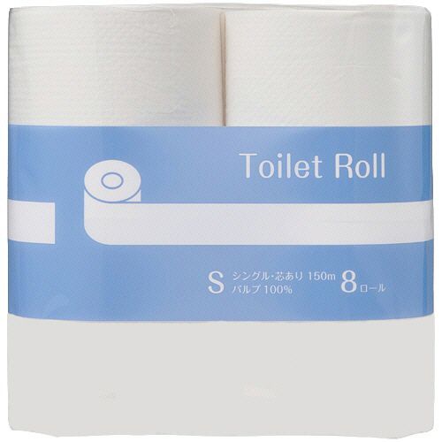 TPS パルプトイレットロールスタンダード シングル 150m 1パック(8ロール)(TS1508S) 目安在庫\u003d○