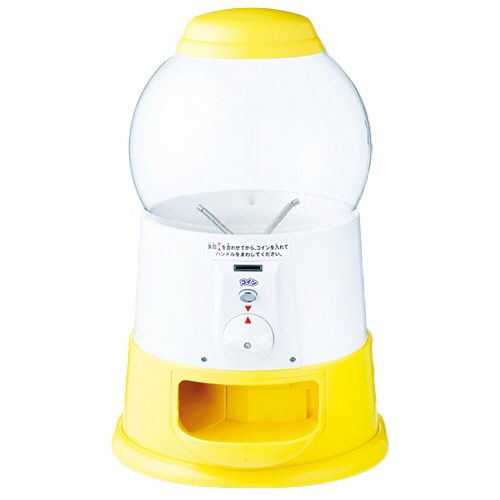 丸昌 カプセル自販機 Petit KoRo 本体 専用コイン仕様 レモン 1台(005993046) 目安在庫\u003d○
