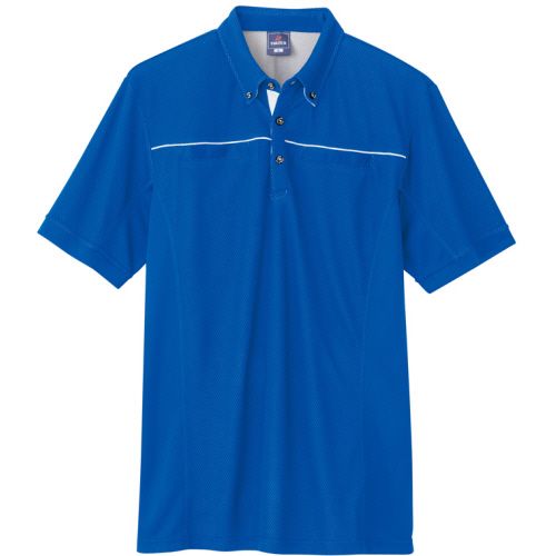 アイトス TULTEX(タルテックス) 半袖スポーツシャツ(男女兼用) WINCOOL 青碧 L 1着(AZ-551044-006-L) 取り寄せ商いもの