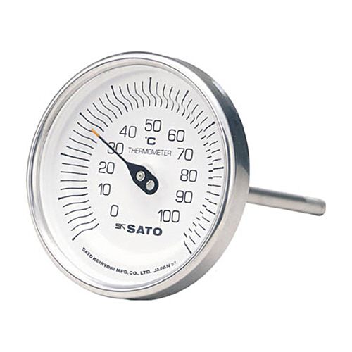 佐藤称量器製造所 佐藤 バイメタル体温計BM-T型 1個(BMT90S6) 取り寄せ商いもの