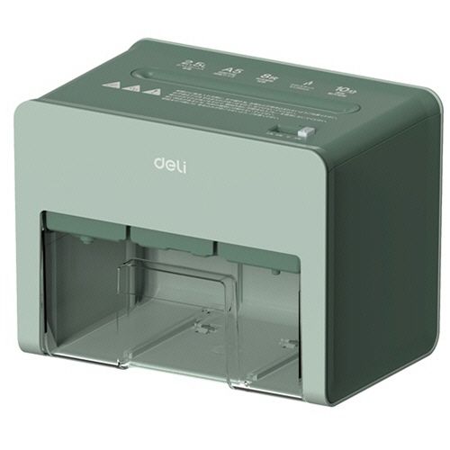 デリ 卓上型コンパクトシュレッダー A5 クロスカット グリーン 1台(T925-GR) 目安在庫\u003d○