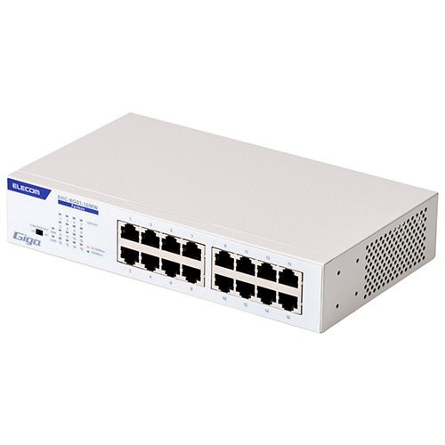 エレコム ELECOM Giga相応うスイッチングこしき(金属元素筐体/ワット数内蔵) 16界面 白いこと 1書き割り(3台)(4549550400503 x3) 準拠集団店卸し資産\u003d○