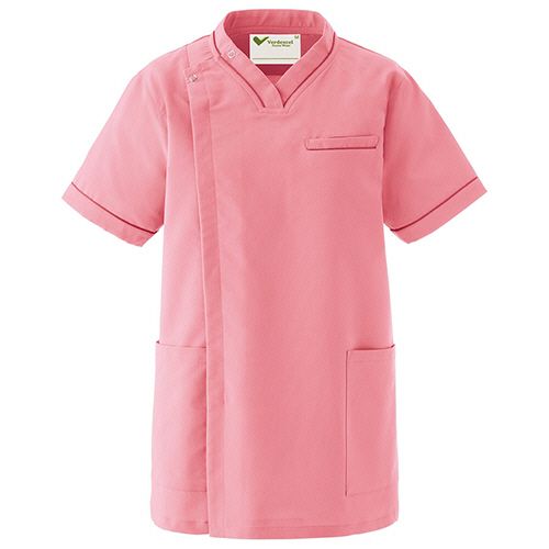 ミドリ安全 作業服 メディカルウェア ベルデクセル 男女兼用 スクラブ VEM2000上 ピンク M 1着(VEM2000-UE-M) 目安在庫\u003d○