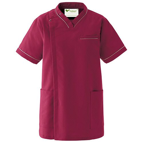 ミドリ安全 作業服 メディカルウェア ベルデクセル 男女兼用 スクラブ VEM2005上 ワイン SS 1着(VEM2005-UE-SS) 目安在庫\u003d○