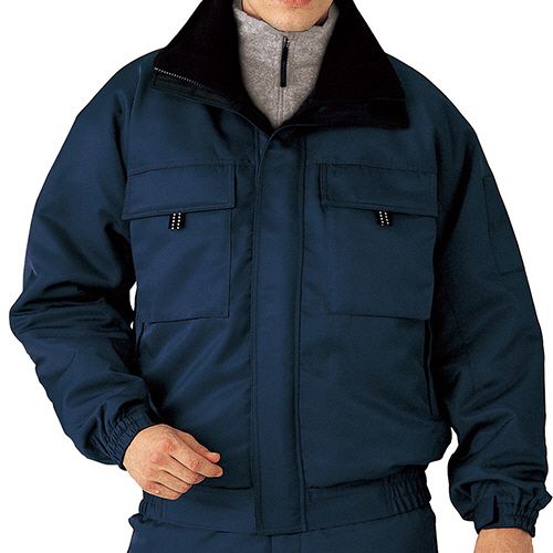 ミドリ安全 防寒作業服 撥水加工 ブルゾン M3137上 ネイビー SS 1着(M3137-UE-SS) 目安在庫\u003d○