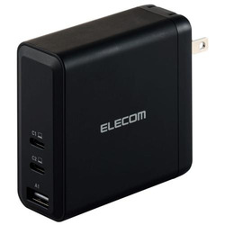 エレコム ELECOM AC申し受ける器 USB申し受ける器 USB PD相応う 140W USB-C×2 USB-A×1 律動的な調子繋ぎ ブ(MPA-ACCP96140BK) 取り寄せ商いもの