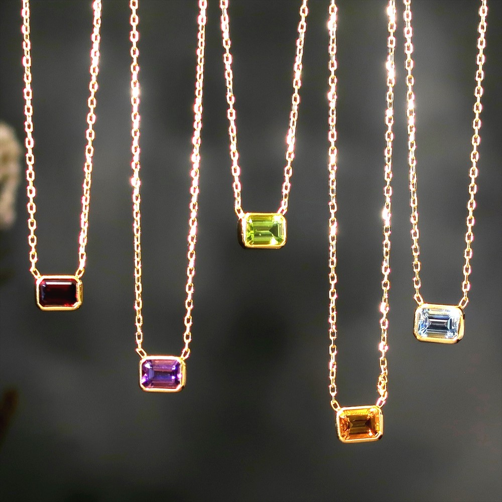 【唯一無二。圧倒的な存在感】天然石 ネックレス レディース 18金 18K シルバー925 ペンダント アンティーク ゴールド アメジスト ブルートパーズ シトリン ガーネット ペリドット 水晶 原石 パワーストーン カラーストーン nanotta ASN003 ブランド 人気 ランキング