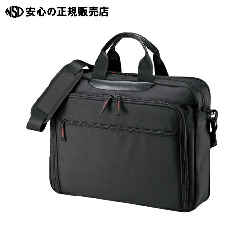 ≪ サンワサプライ ≫ビジネスバッグ BAG-W2BKN ブラック