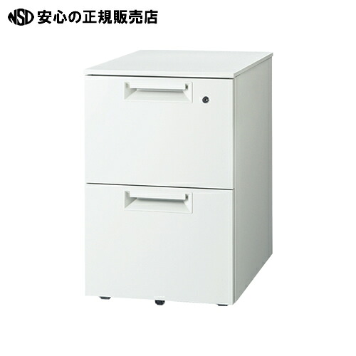 ≪ プラス ≫キャビネット2段 JS-046SC-A2 ホワイト｜南信堂　店
