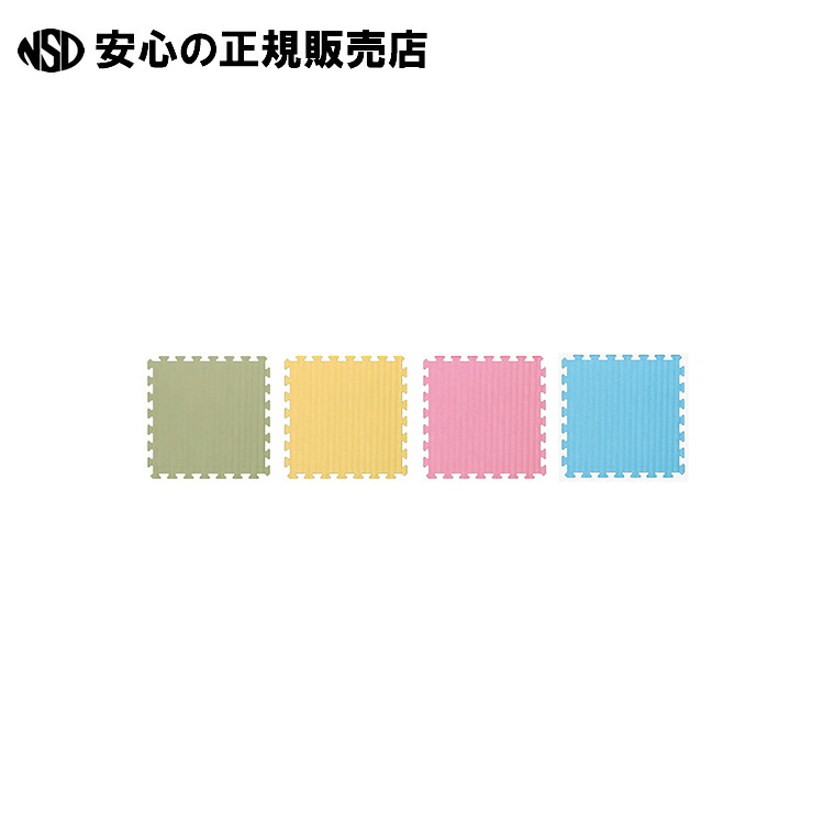 《 みずわ工業 》 ジョイントクッション和み(16枚入)4色MIX