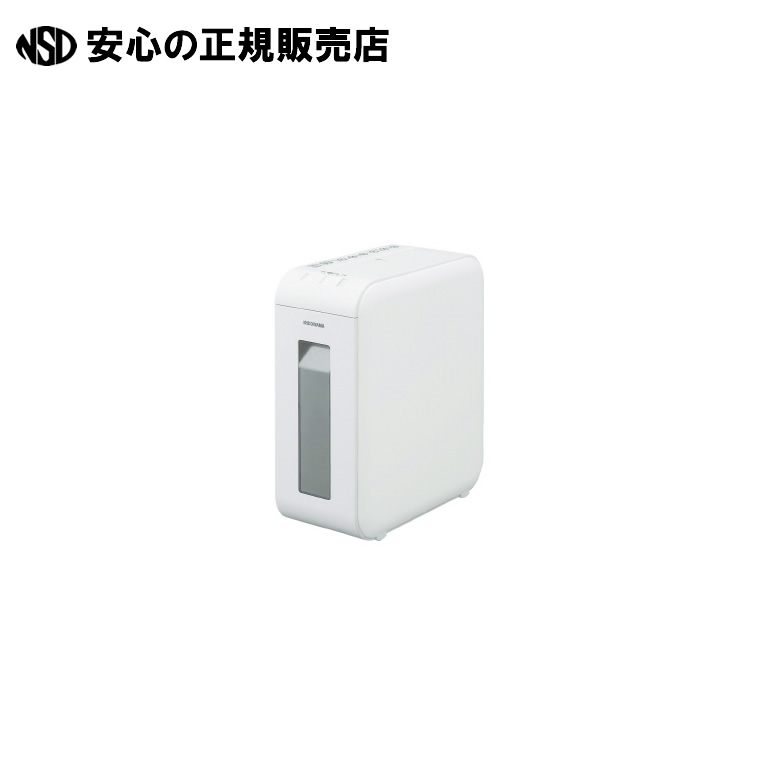 《 アイリスオーヤマ 》 超静音シュレッダー P6HCSV-W ホワイト｜南信堂　店