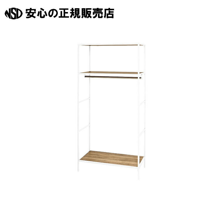 《 ダイシン工業 》 シェルフワードローブJ945-18WRW-MPAホワイ