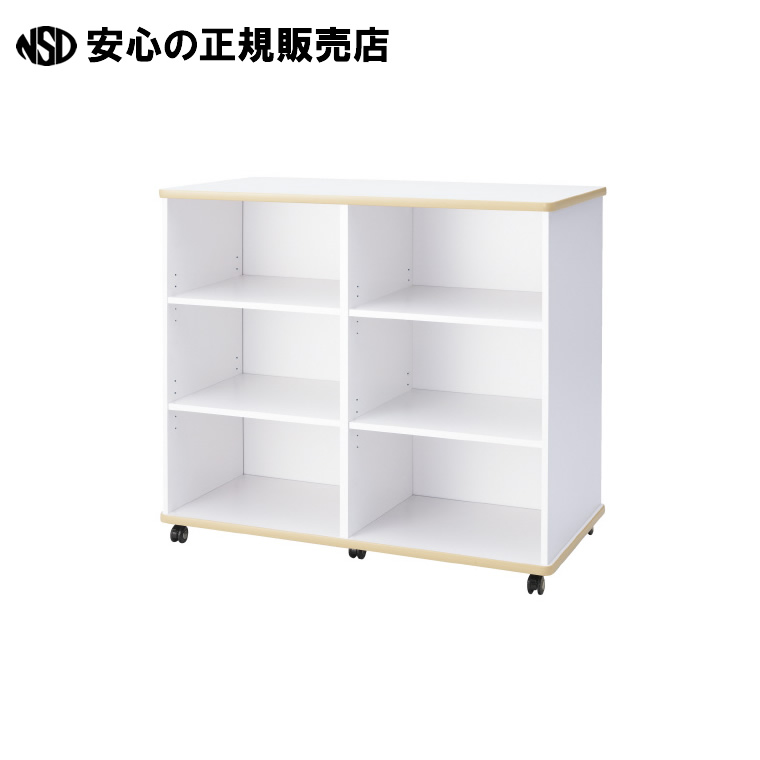 《 つけ加える 》 E5 公公然たる納める2列3段 OE-105パソコン-D WH インテリア・寝具・収納-その他-オフィス家具