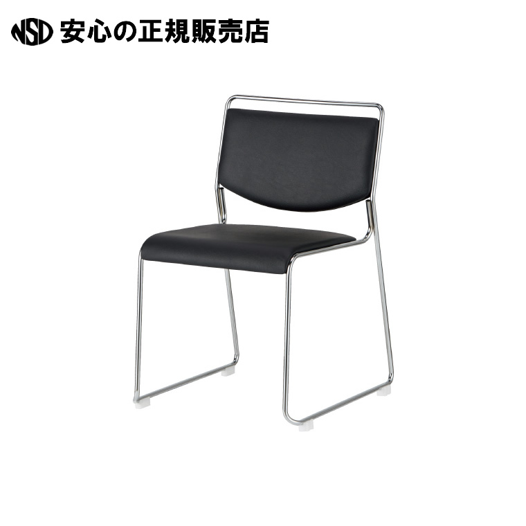 《 ジョインテックス 》 話し合いイス FSN-M6L BK 黒いこと