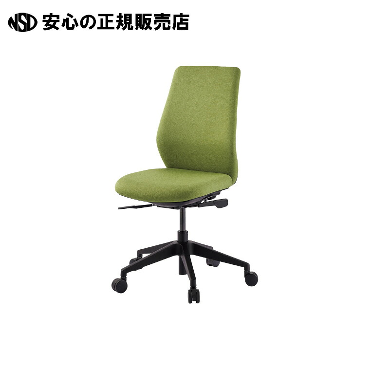 《 ＣＭＣ 》 事務イス NC-R200 グリーン 布張り