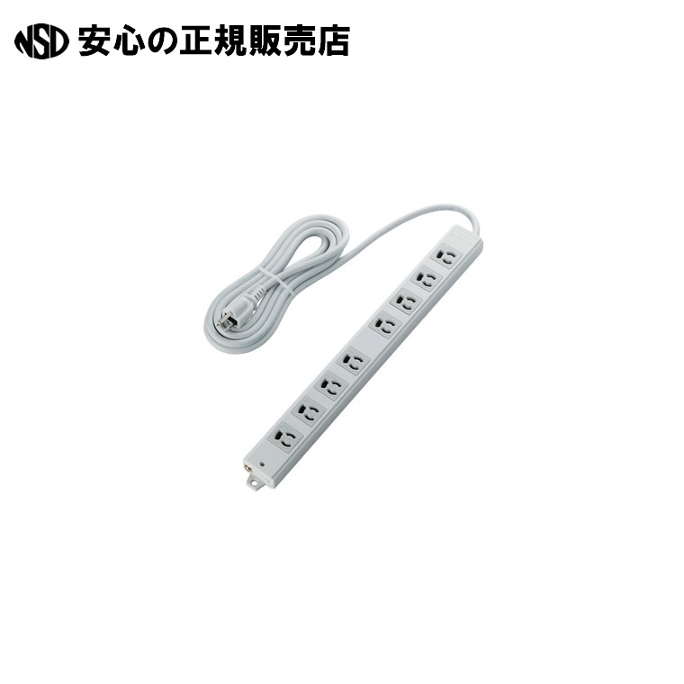 OAタップ磁石付3P 8個口 3m T-WRM3830LG/RS 《 エレコム 》