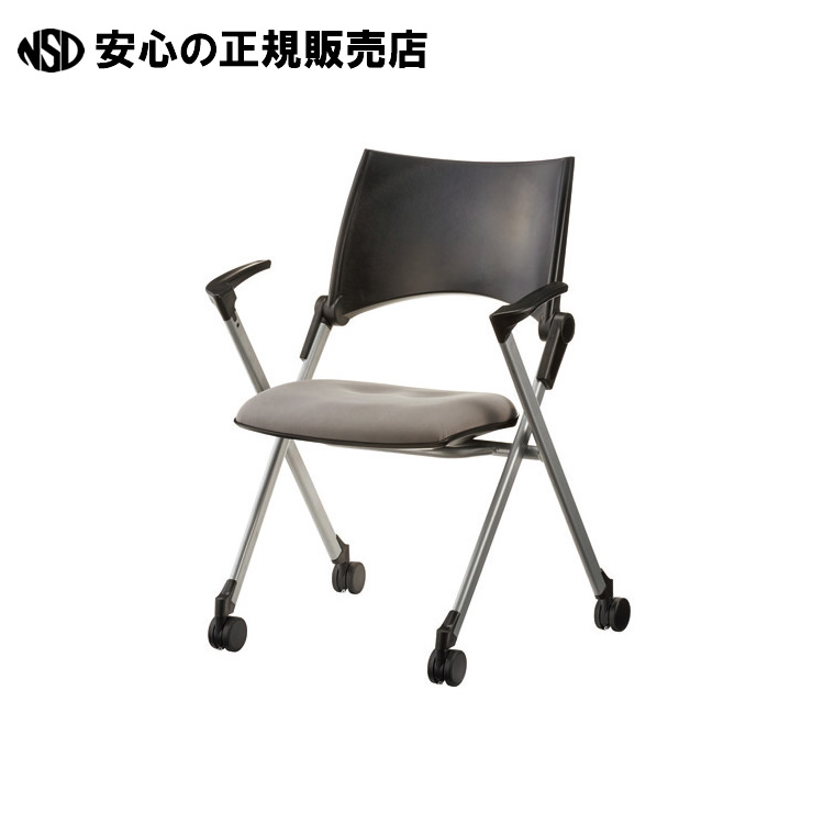 会議イス MCN23A グレー 肘付 MCN23A GY 　《 ＴＯＫＩＯ 》 18,043円