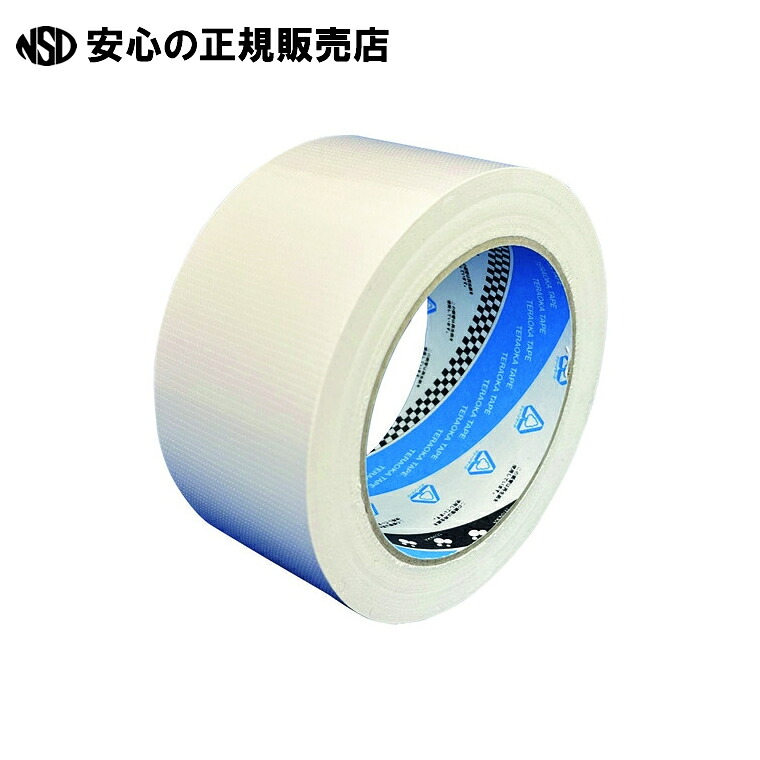 生まれ変わり布磁気テープNo.1605 白30巻 50mmX25m  《寺岡製造所》