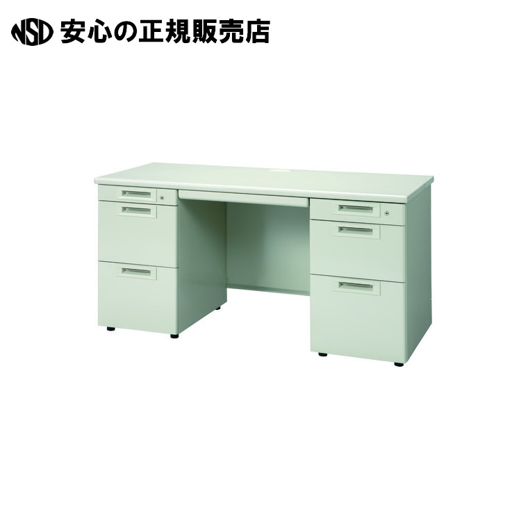 両袖机 RJ-N146D-33 LGY/LGY エル薄墨色  《つけ加える》