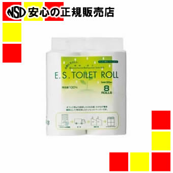 《太洋紙業》 ＥＳトイレットロール90m巻 8R×12パック