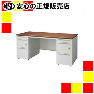 《プラス》 両袖机ダイヤル錠 UJ-167D-33D T2/W4 W1600