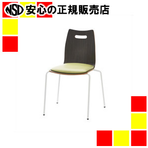 《ＣＭＣ》 会議イス KU-31 ウェンゲ/グリーン