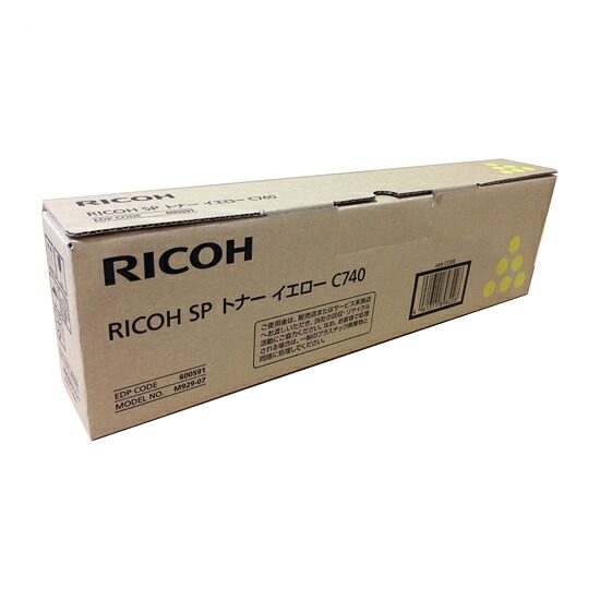 《リコー》 ＳＰトナーC740黄色600591 600591