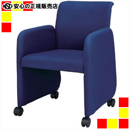 《 ジョインテックス 》 会議イス MJ-001C ネイビー 布張り｜南信堂　店