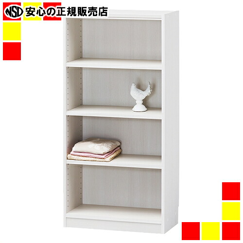 《 白井産業 》 ☆木製棚タナリオ TNL-1259 ホワイト|南信堂 店