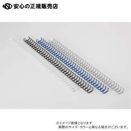 《 GBC(アコ・ブランズ) 》 ツインループワイヤー　Ａ４ リング径14ｍｍ 綴じ枚数：約110枚 入数：１００本 白(ホワイト)　品番：TL14A4Z-WH