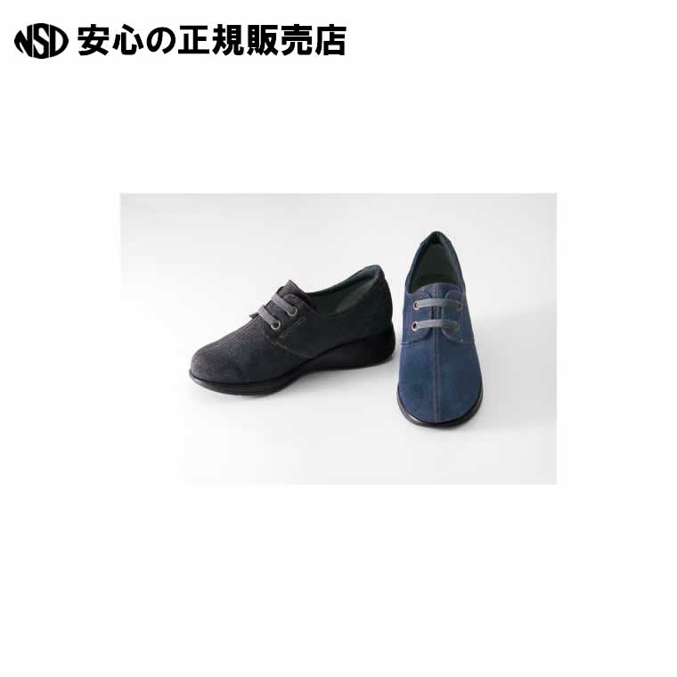 豚革5E軽さ甲ゴムデザインシューズBK24.0 6092-2012-4-1 《 たびらく 》