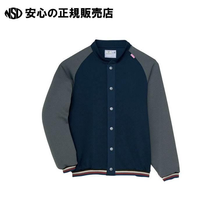 前開きシャツ CV202 ネイビー M CV202-89-M 《 キラク 》｜南信堂　店