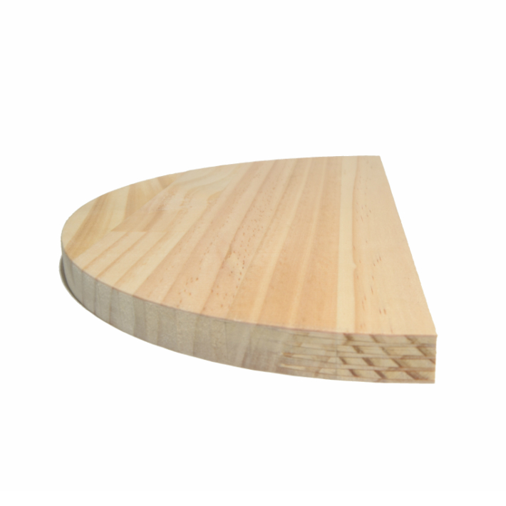 ラジアータパイン集成材 半円形Φ500mm×厚み25mm 1枚 パイン集成材 パイン材 木 木材 木板 板 平板 テーブル 掛け時計 プレート