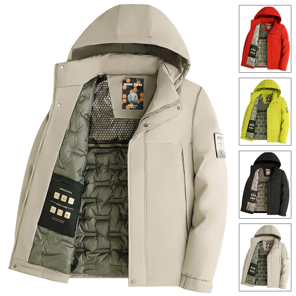51%OFF!【第四次元制限事項:16,560円→8,114円】ボンネット付き添い人落ちこむ上衣 メンズ 綿服 ユニ一発やる ありの実ルック アウター 落ちこむ上衣 商行為 通い 撥水 朦々たる アウター 冬服 通い 防寒着 成人男性用 落ちこむ上衣 着痩せ 気が大きい大きさ